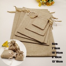 10pcs Small Burlap Jute