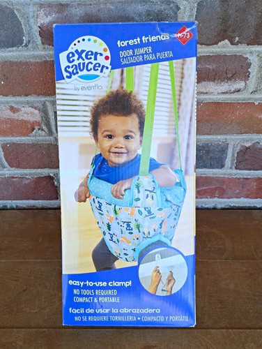 New evenflo exersaucer forest - new,