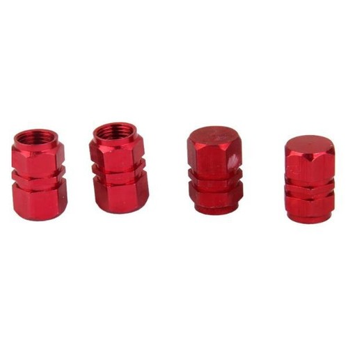 Valve dust caps red for - dust, honda