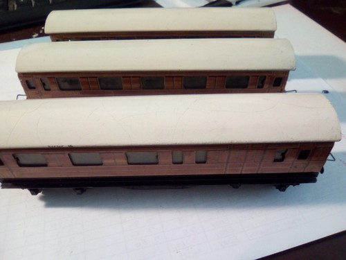 Trix teak coaches joblot - trix,