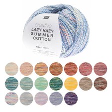 Rico Knitting Wool Yarn Cotton Creative Lazy Hazy Summer DK Double Multicolour