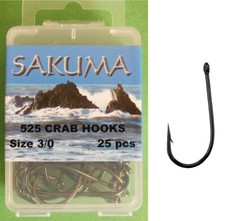 Sakuma 525 Crab Sea Fishing Hooks - Box of 25