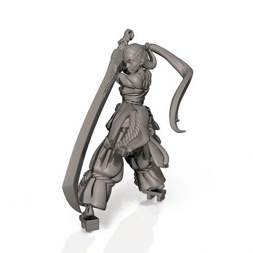 Samurai miniature 36mm - samurai,