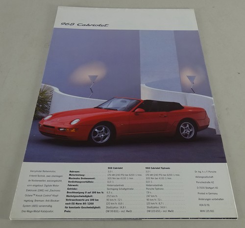 Poster porsche 968 - porsche,