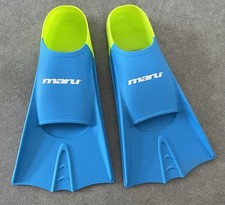 Maru training fins blue lime - maru,
