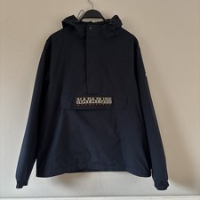 Napapijri Freerider Anorak Jacket Navy Size L Excellent Condition