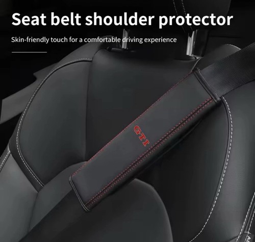 2pcs car seat belt leather - 2pcs,