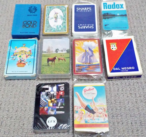 Playing cards job lot - playing, 10