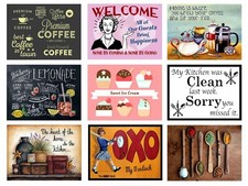 Metal Sign Kitchen Home Bar