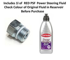 Power steering pipe pump nut +