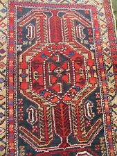 Antique Waring and Gillow Heriz Runner Long Rug With Crab Design.