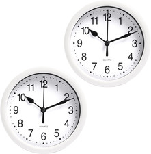 6 Inch Wall Clock Set of 2