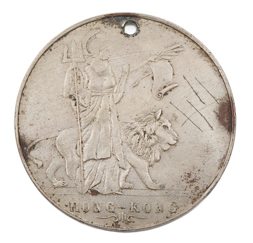 1919 hong kong silver medal - kong,