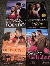 Mills & Boon Romance Books x 4 2025 Edition Read Once Excellent Condition