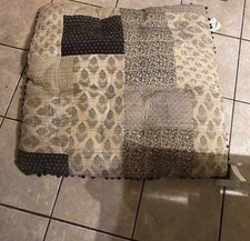 90 X 90cm Black & White Floor Cushion 