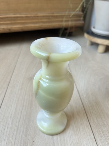 Vintage hand carved green onyx - vintage,