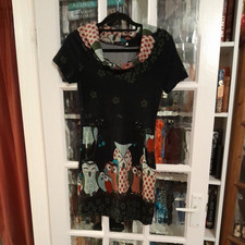 Tenki, Owl pattern, Tunic