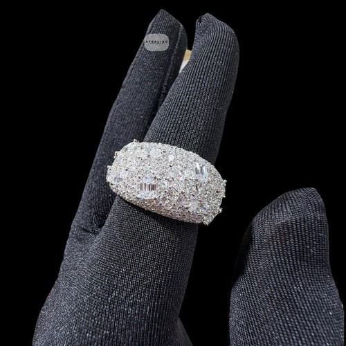 Moissanite mens ring 925 - mens,