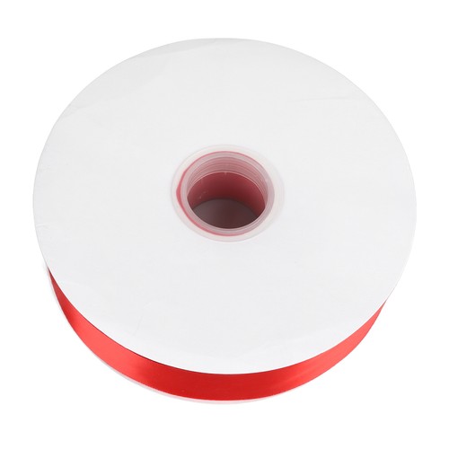 Red double face satin - red,