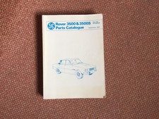 ROVER P6 3500 / 3500S Parts Catalogue.    GENUINE.    Part no RTC 9022B.