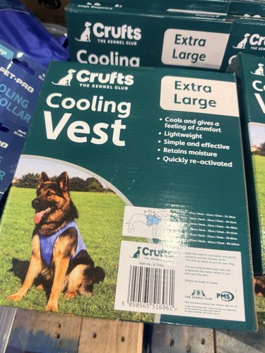 Dog cooling vest - large, pet