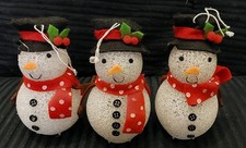 Light Up Snowman x 3