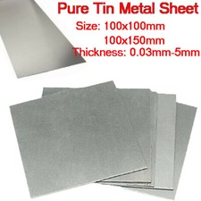 Highly Pure Tin Metal Sheet
