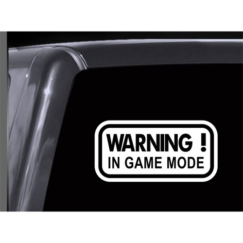 Warning game mode vinyl - game,