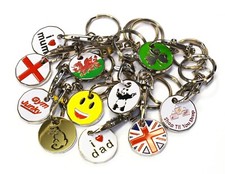 Harts 10 x Assorted New 12 sided Trolley locker Token (£1 coin size)