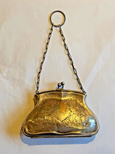 Solid silver purse with finger