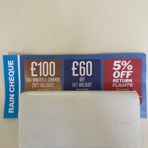 Jet2 holidays rain cheque - holidays,