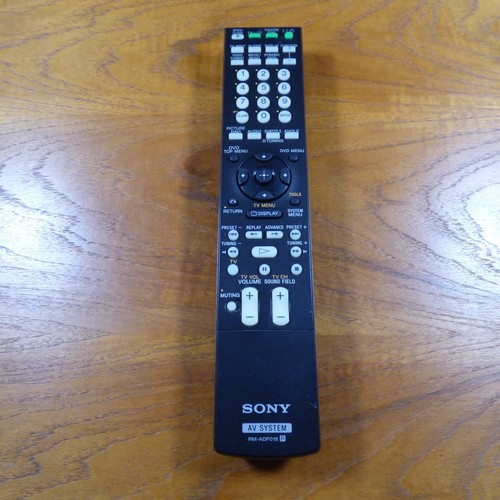 Sony adp016 remote control - sony,
