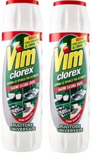 2x Classic Vim Clorex Scouring