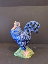 VINTAGE FARMHOUSE CERAMIC POTTERY CROWING COCKEREL