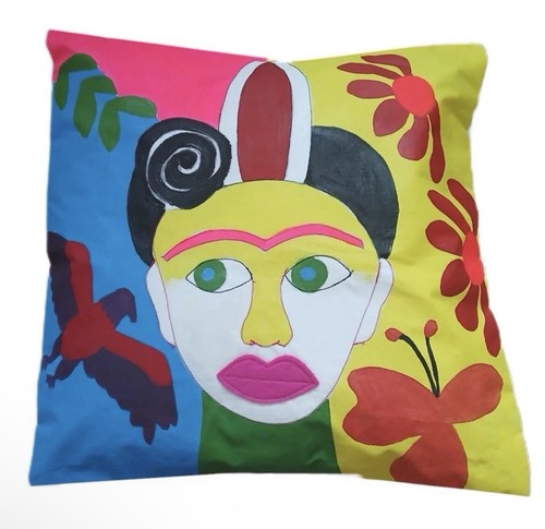 Frida kahlo inspired cushion - kahlo,