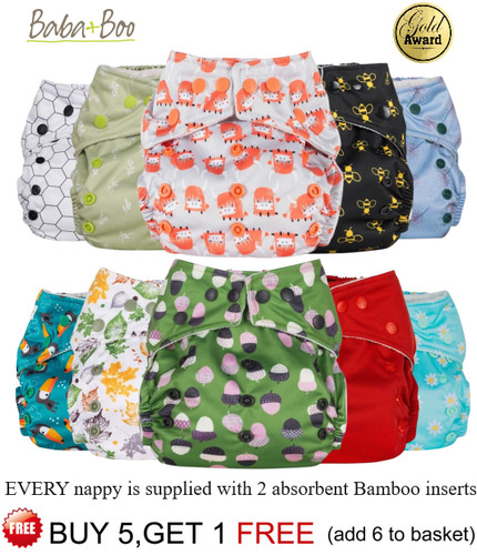 Baba boo reusable nappies - baba+boo,