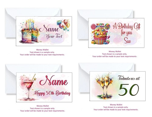 Personalised money gift - personalised, money/gift