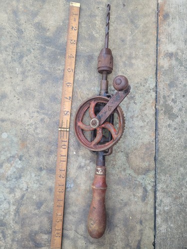 Vintage hand drill - hand,