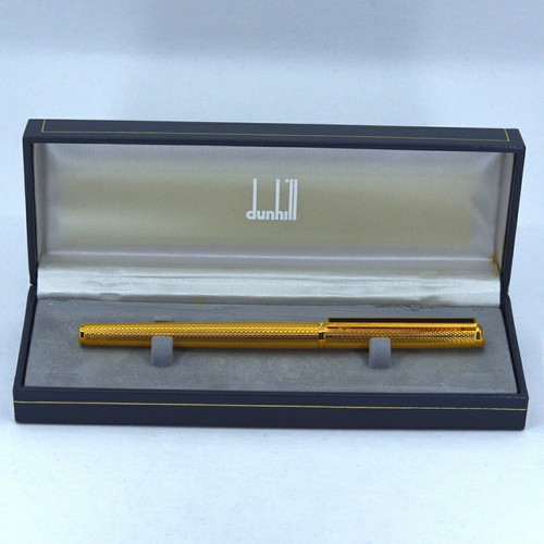 Dunhill cap ballpoint pen - ballpoint, gold