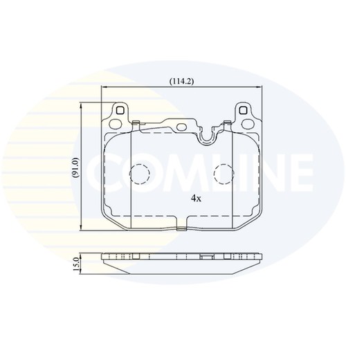 Brake pads set for - pads,