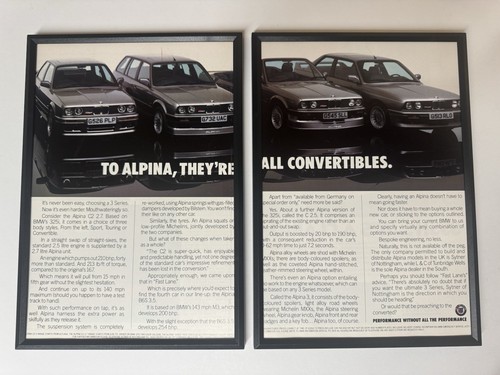 Framed e30 bmw alpina - framed,