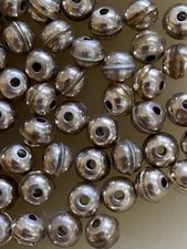 Job Lot Zuni Nickel Silver Squash Blossom Necklace Beads x 149 Vintage