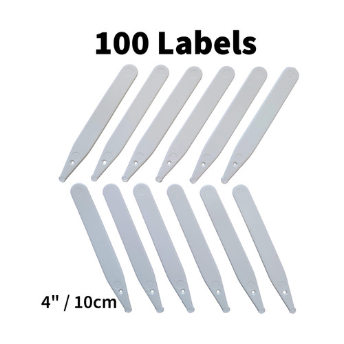 100 plant labels - 4",