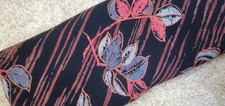 VINTAGE rayon floral design