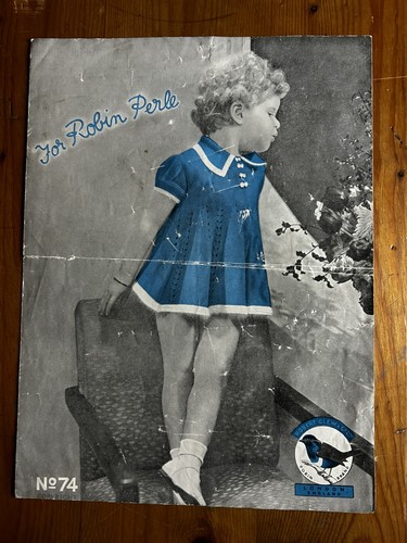Vintage robin pattern girl s - robin,