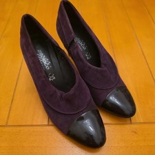 Women's Purple Suede Black
