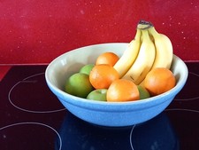 Denby Juice 11.5 "Salad/Fruit/Pasta Serving Bowl.Green & Blue