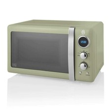 Swan Retro Digital Microwave