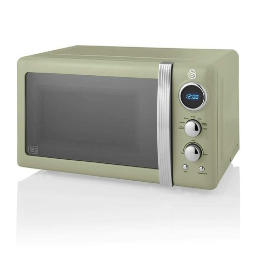 Swan retro digital microwave - swan,