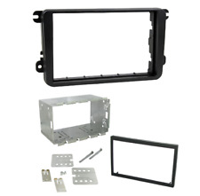 DOUBLE DIN FACIA FACIA SURROUND PANEL MOUNTING FITTING CAGE KIT FOR VW GOLF MK5